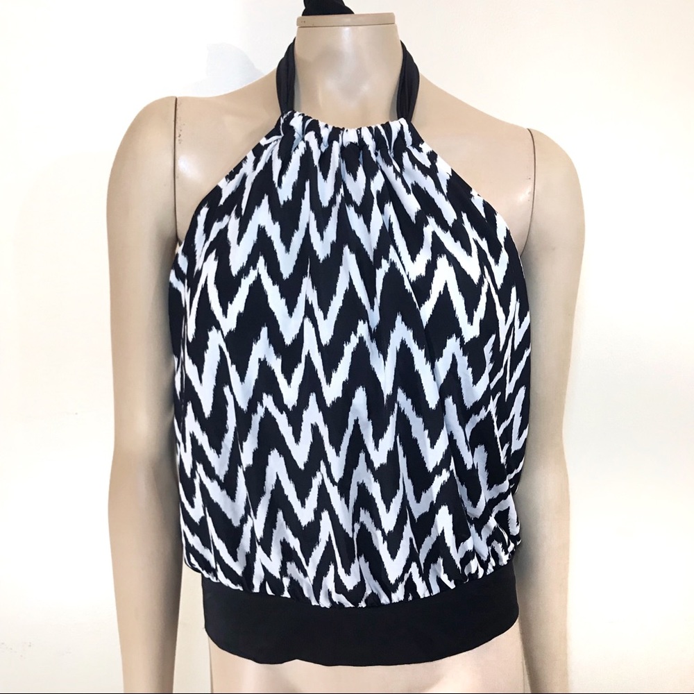 Dreamsuit Size 12 NWT Halter Tankini Top Swimsuit